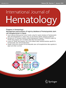 INTERNATIONAL JOURNAL OF HEMATOLOGY